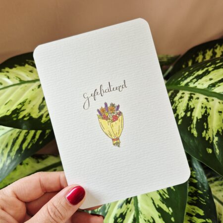Kaartsy Fan Nynke, Gefeliciteerd.