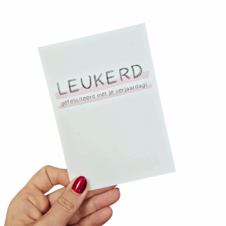 Leukerd!