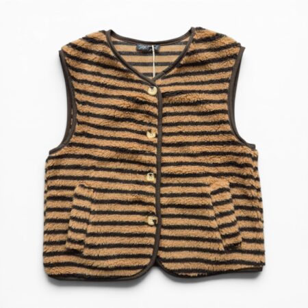 Vestje streep camel!