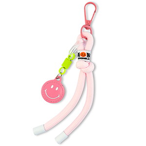 Hanger smiley roze.
