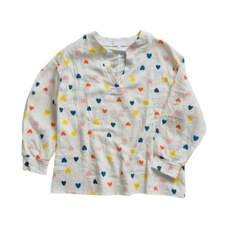 Blouse Hartjes.