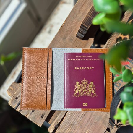 Paspoort hoesje.